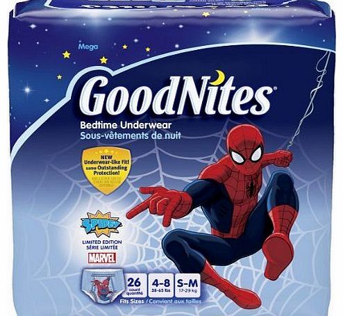 NewBorn Store NewBorn, Baby, Goodnites Boys Underwear Small/Medium, Boy, 26 Count (Pack of 3), Packaging May Vary 