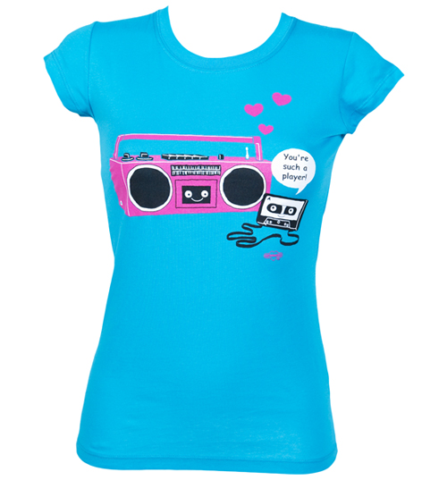 Newbreed Girl Ladies Player Ghetto Blaster T-Shirt from