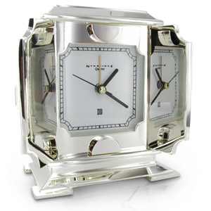 NEWBRIDGE Silver Plated Carriage Clock