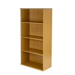 Office Environment High Bookcase - Oak