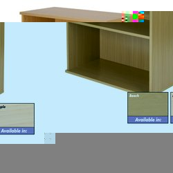 Office Environment Low Bookcase - Beech