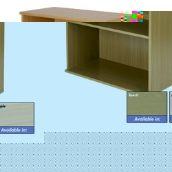 Newbury Office Environment Low Bookcase - Beech