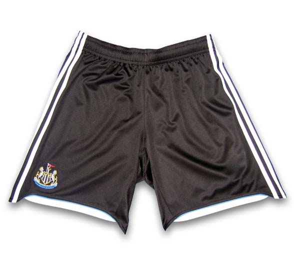 Newcastle Adidas 09-10 Newcastle home shorts - Kids