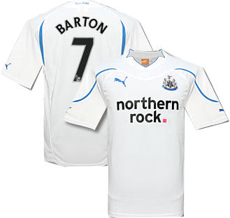 Newcastle Adidas 2010-11 Newcastle 3rd Shirt (Barton 7)