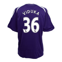 United Away Shirt 2008/09 with Viduka