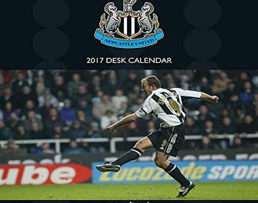Newcastle United F.C. Newcastle Official 2017 Desk Easel Calendar - Month To View Desk Calendar 2017