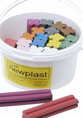 Newclay Newplast Modelling Plasticine (Bucket of 8