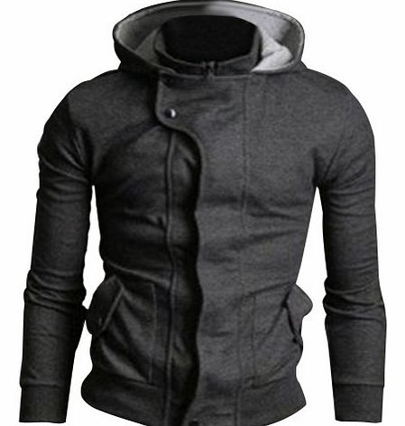 newfacelook New Mens Slim Fit Outwear Hood Hoodies Sweatshirt Top Hoodie hoody Jacket Coat