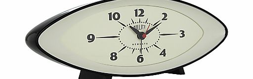 Newgate Bullet Clock Red, Black