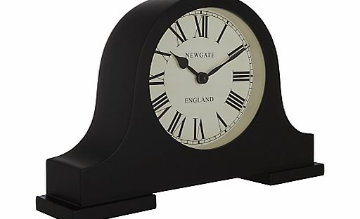 Newgate Mantel Clock, Black