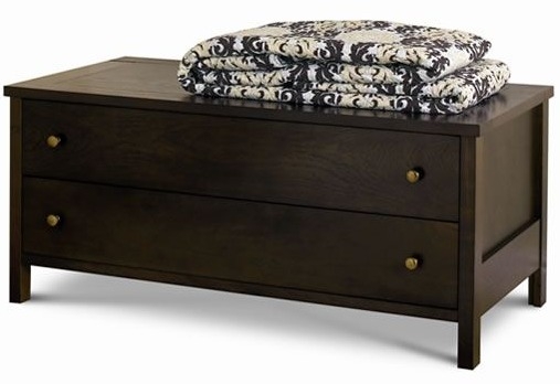 newhaven Dark Oak 2 Drawer Chest
