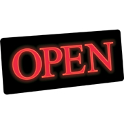 NewOn Inch.OPENInch. Electric Hanging Sign