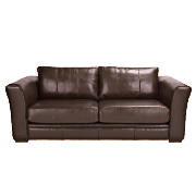 Newport Large Leather Sofa, Chestnut