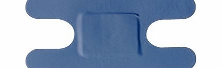 Nextday Catering Equipment Supplies UK Standard Blue Plasters Knuckle. 75 x 38mm Quantity 50.