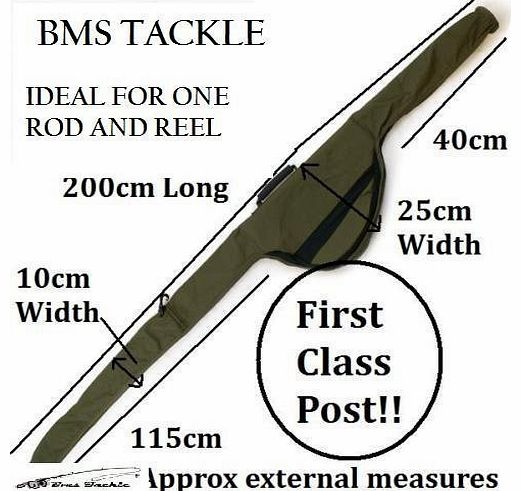 NGT BMS TACKLE NEW CARP FISHING PADDED ROD BAG SLEEVE FOR MADE UP RODS