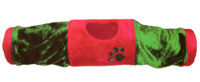 Fun & Play Cat Tunnel (Red & Green)