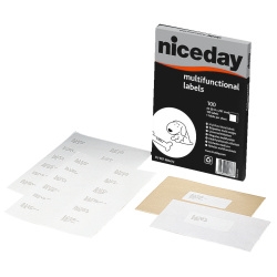 Niceday Multifunctional Labels 105 x 42mm 14