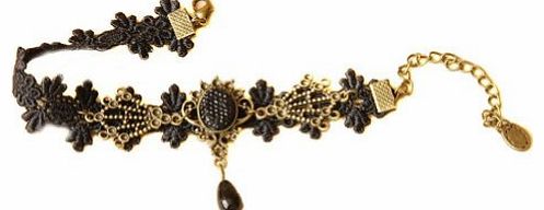 niceEshop (TM) Retro Vintage Romantic Gothic Style Punk Rock Lady Sexy Lace Foot Chain / Ankle Bracelet For Ma