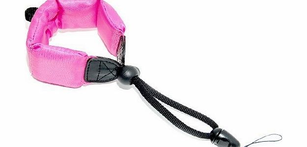 niceEshop TM) For UnderWater/WaterProof Cameras Hot Pink ST-6R Foam Floating Camera Wrist Strap