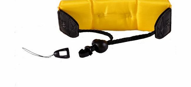 niceEshop TM) For UnderWater/WaterProof Cameras Yellow ST-6R Foam Floating Camera Wrist Strap