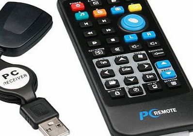 niceEshop TM) Infrared USB PC Media Center HTPC Remote Control / Wireless Mouse For PC -Black