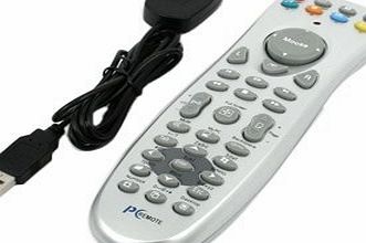 niceEshop TM) Infrared USB PC Media Center Remote Control / Wireless Mouse For PC -Silver