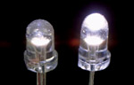 Nichia 3mm White LEDs ( 3mm White LED 1.5cd )