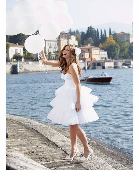 Nicholas Millington Short Corset Bridal Dress