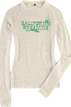 Nickel Wool and cashmere blend slogan sweater