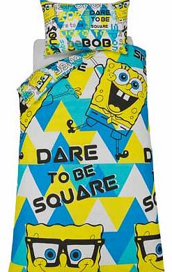 Spongebob Squarepants Happy Single Duvet Cover 