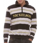 Nickelson Mens Oand#39;Hara 1/4 Top Navy/Yellow/White