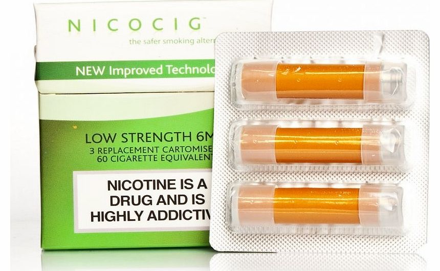 Cartridges Low Nicotine Strength 6mg