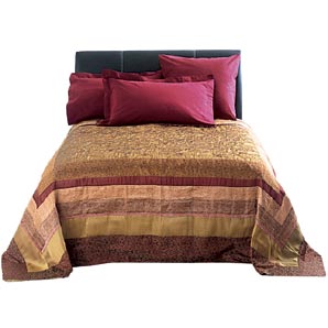Nicolas Bedspread- Benaras Multi- 245cm x 265cm