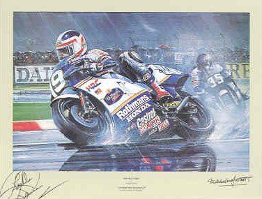 Nicholas Watts - Double Take Print Signed By Freddie Spencer