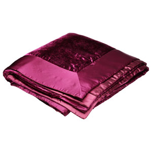 Nicolas Ying Bedspread- Wine- Double- 265cm x 245cm