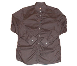 Nicole Farhi Rouched placket crinkled shirt