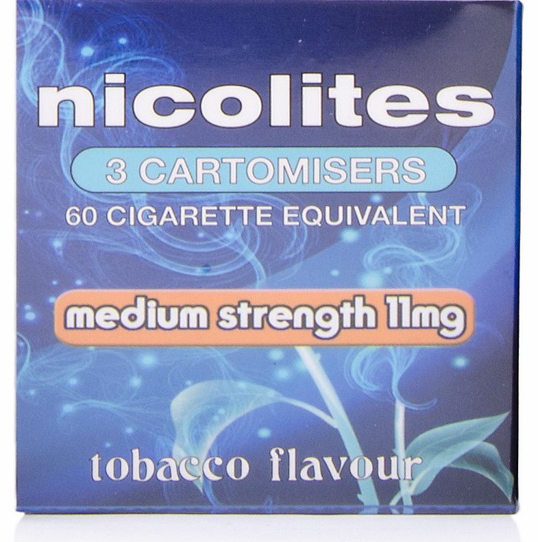 NicoLites Tobacco Medium Cartomiser (11mg)