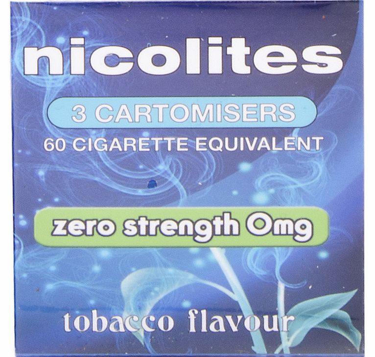 NicoLites Tobacco Zero Cartomiser (0mg)