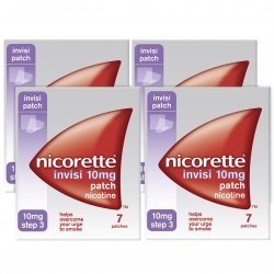 Nicorette Invisi 10mg Patch Four Pack - 4 x 7