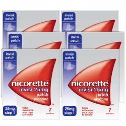 Nicorette - Patches Nicorette Invisi 25mg Patch Four Pack - 4 x 7
