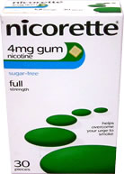 Nicorette 4mg Gum 30 Pieces