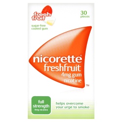 Nicorette Freshfruit 4mg Gum Nicotine Full