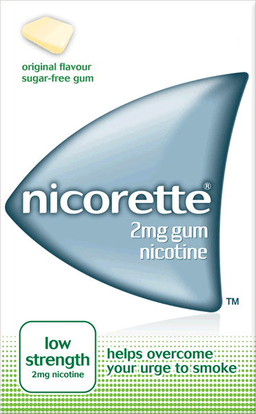Nicorette Gum 2mg Original low Strength (105)