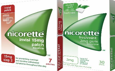 Invisi 15mg Patch + Nicorette