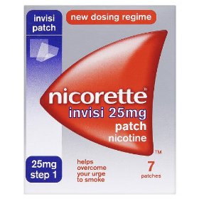 Nicorette Invisi Patch 25mg- 7 patches - Step 1
