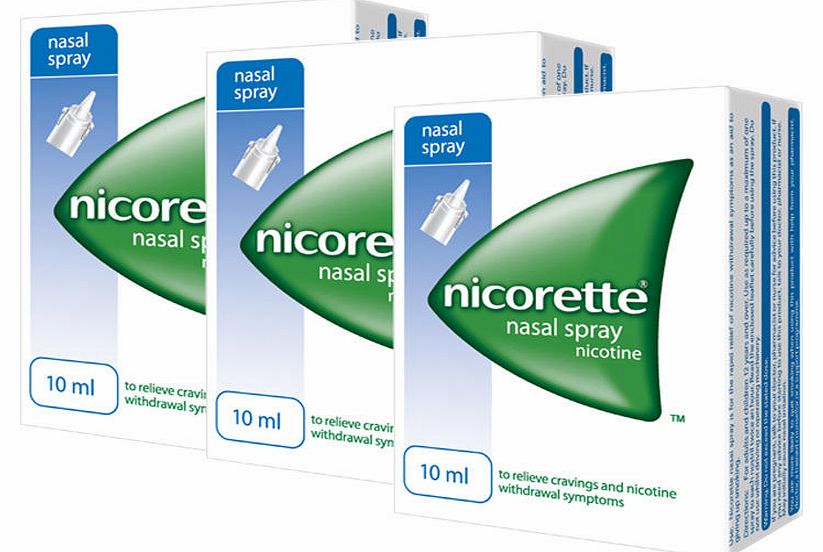 Nicorette Nasal Spray Triple Pack
