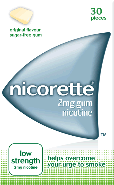 Nicorette Original 2mg Gum 30x (Low Strength)