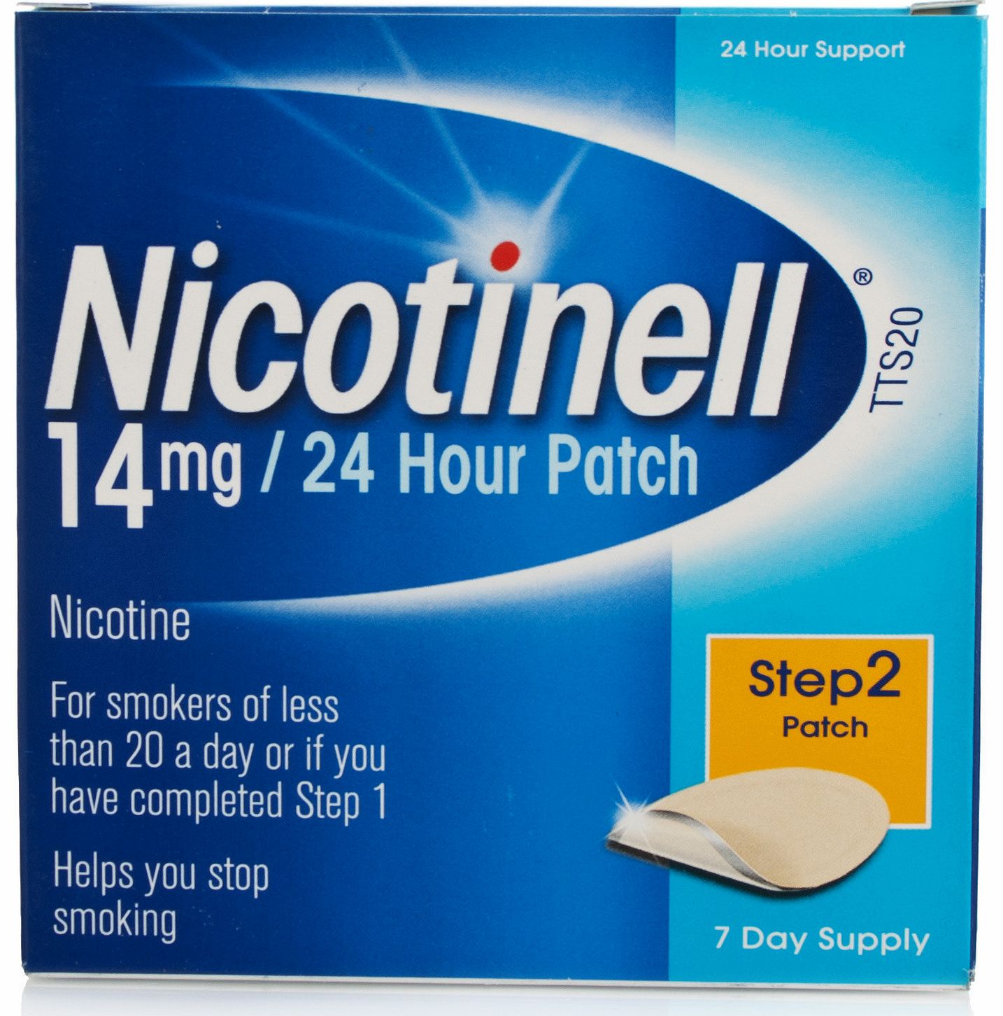 Nicotinell 24 Hour Patches T.T.S20. 14mg Step 2