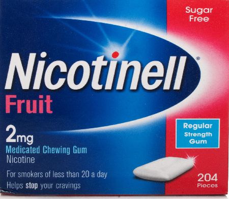 Nicotinell 2mg Gum Fruit 204s