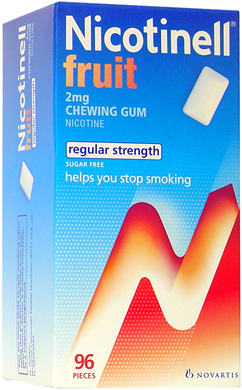 Fruit Chewing Gum 96 pieces 2mg